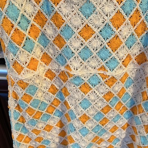 ZARA colourful crotchet mini dress size large - Picture 10 of 12